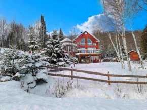 Spacious chalet with hot tub, pool table, fireplace, and stunning views